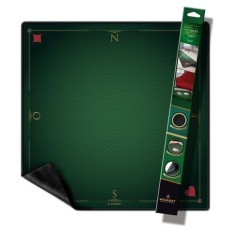 TAPIS CARTES PRESTIGE VERT (FORMAT TAROT 60X60 CM)