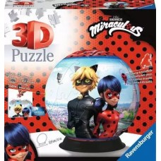 Puzzle 3D ronds Miraculous