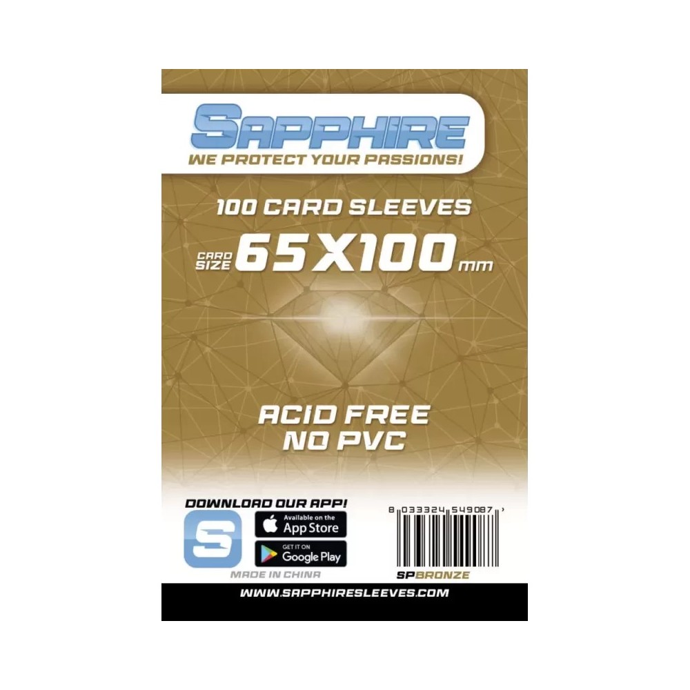 Sleeves SAPHIRE 65 X 100