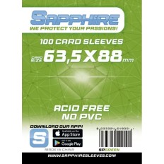 Sleeves SAPHIRE 63.5 X 88