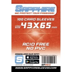 Sleeves SAPHIRE 43 x 65