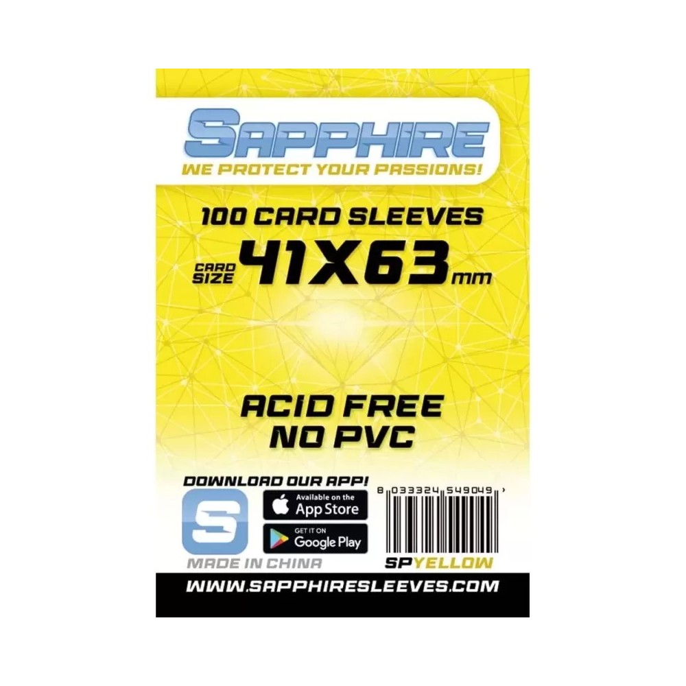 Sleeves SAPHIRE 41 x 63