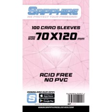 Sleeves SAPHIRE 70 x 120