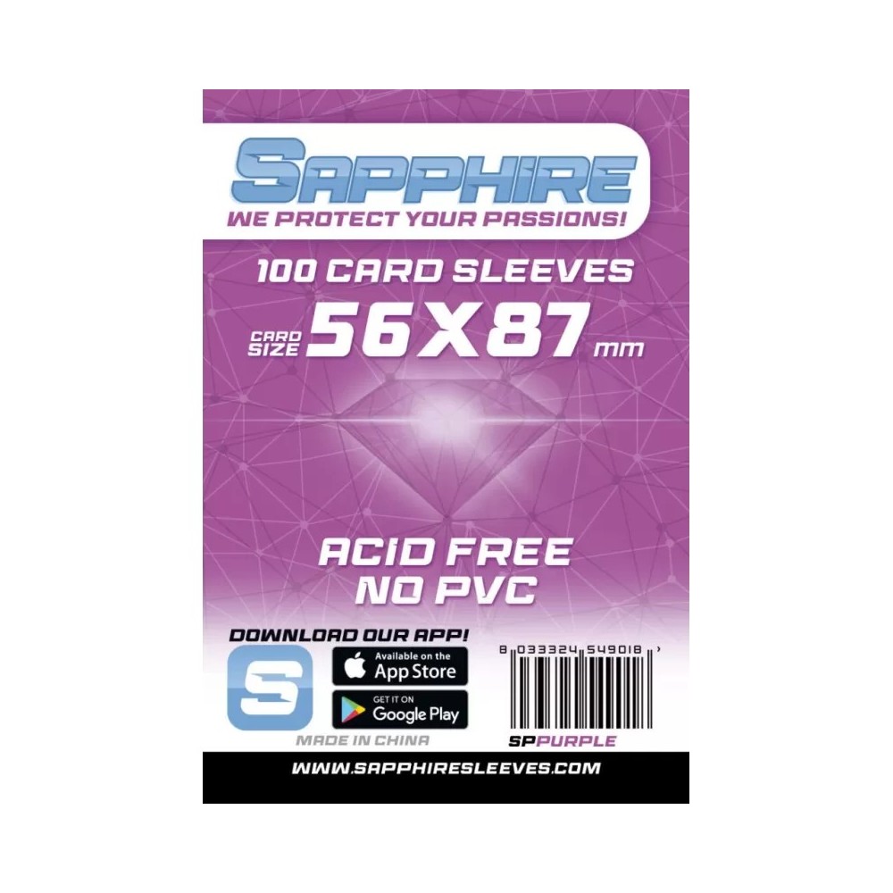 Sleeve SAPHIRE 56 x 87