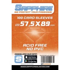 Sleeves SAPHIRE 57.5 x 89