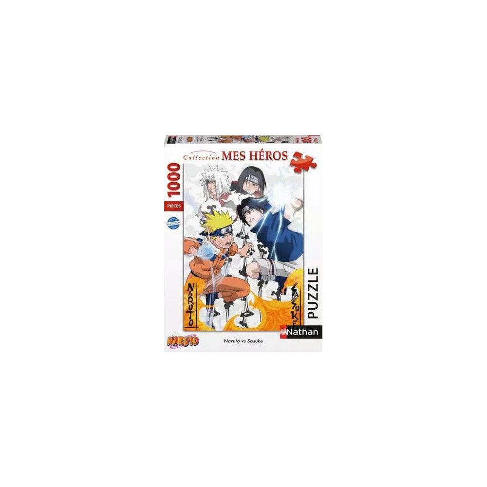 Puzzle 1000 pièces - Naruto vs. Sasuke