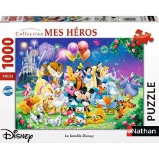 Puzzle 1000 pièces - La Famille Disney