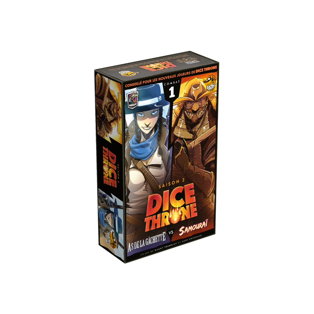 Dice Throne S2- As de la gâchette vs Samouraï