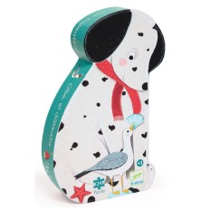 Puzzle silhouette - Ollie, le dalmatien - 24 pièces