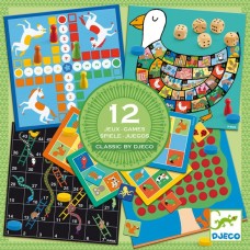 Classic box boîte de 12 jeux - Djeco