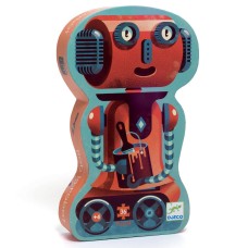 Puzzle Silhouette : Bob le Robot- 36 pièces