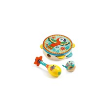 Set musical tambourin, maracas et castagnette Animambo - Djeco