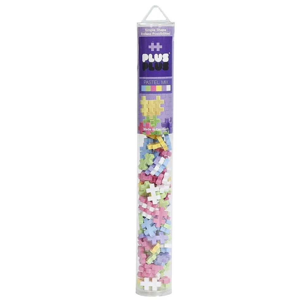 PLUS PLUS TUBE PASTEL 100 PIECES