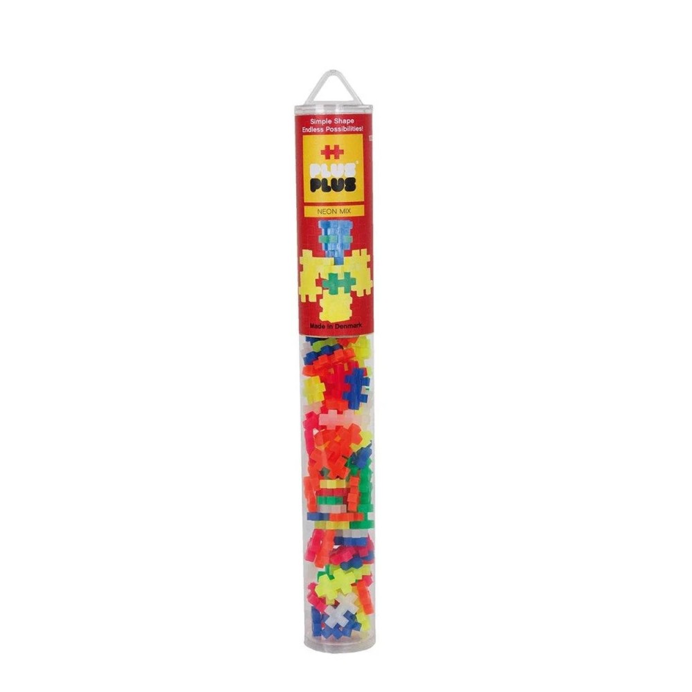 PLUS PLUS TUBE NEON 100 PIECES