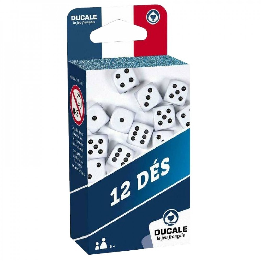 Ducale - 12 Dés 18 mm- Eco Format