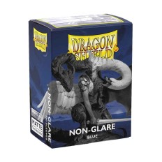 DRAGON SHIELD  -  POCHETTES TAILLE STANDARD - BLEU SANS REFLET - MAT (100)