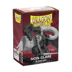 Dragon Shield Sleeves Standard Matte Non-Glare Blood Red 100