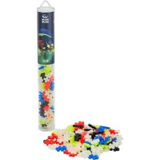 PLUS PLUS - JEU DE CONSTRUCTION TUBE PHOSPHORESCENT - 100 PIECES