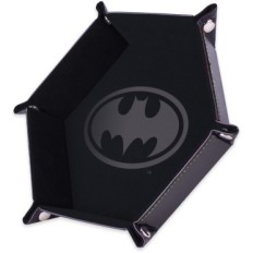 Piste de dés - Batman - Noire - 19x19 cm - Cuir et velours