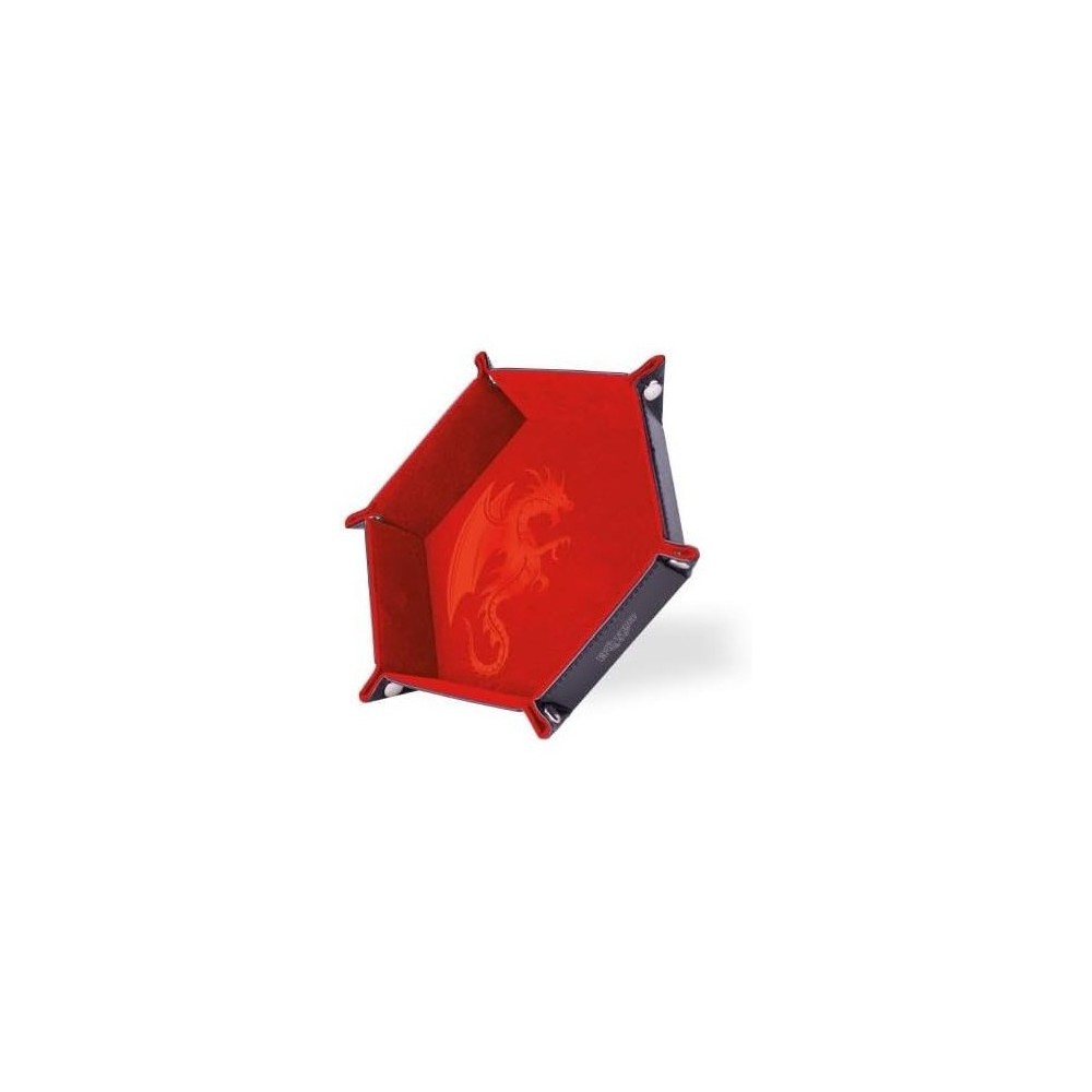 PISTE DE DES 28 X 24 CM DRAGON ROUGE XL