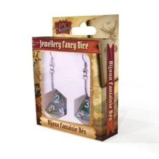 Bijoux - Boucles d'oreilles D4 Galaxy - Vert/Violet