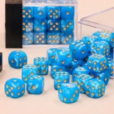 Lot de 36 dés 6 faces - Bleu