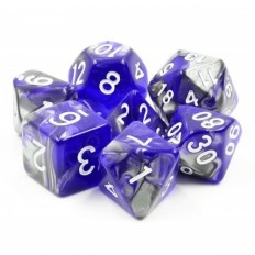 Lot de 7 dés en boîte  Cold Iron