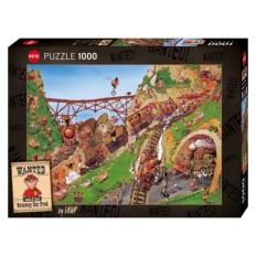 Wanted Getaway Car Fred - Puzzle 1000 pièces - Heye