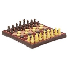 Jeu d'échecs et dames magnétique