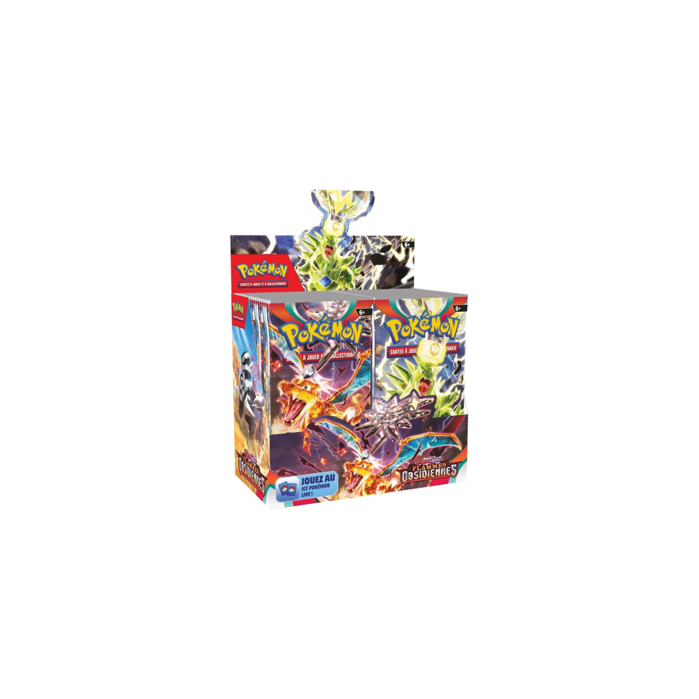 Display Pokemon : Ecarlate Violet Flammes Obisdiennes