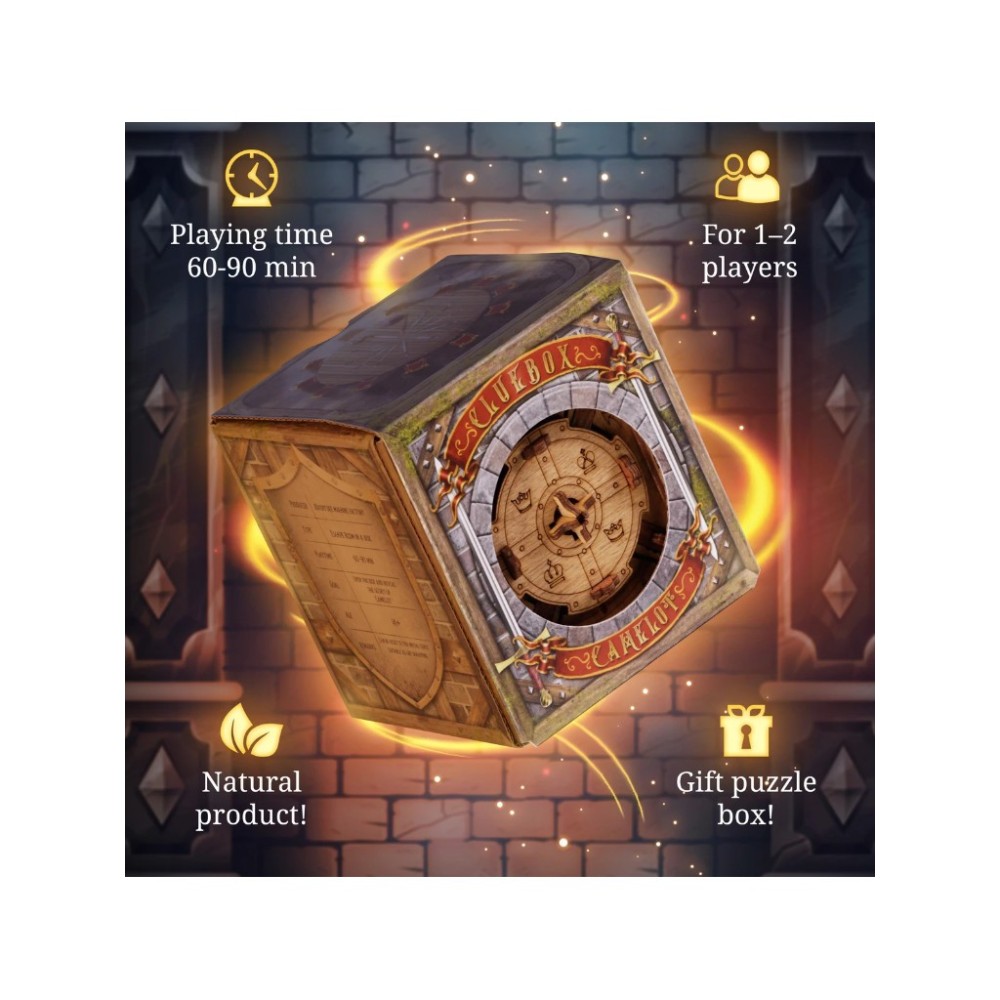 Cluebox - Escape Room dans une boîte: L'épreuve de Camelot