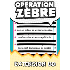 Opération Zèbre : Extension BD