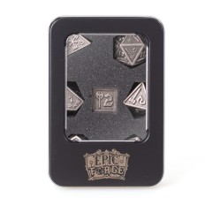 Lot 7 dés métal 16mm (boite métal) - Hammer Silver thumbnail secondaire