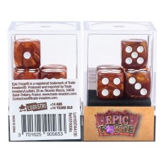 Lot de 5 Dés 6 faces – Brown Pearl