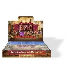 Display avec 10 packs de 10 feuilles rangement cartes pour classeur (Carte Pokemon etc.)