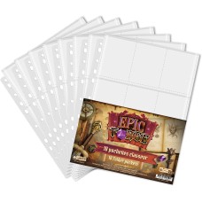 Display avec 10 packs de 10 feuilles rangement cartes pour classeur (Carte Pokemon etc.)