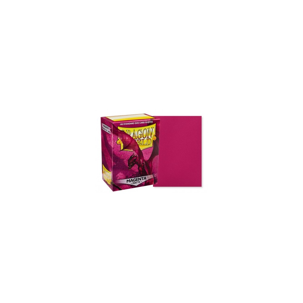100 Dragon Shield Matte : Magenta