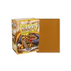 Dragon Shield - 100 Standard Sleeves Matte Couleur Gold