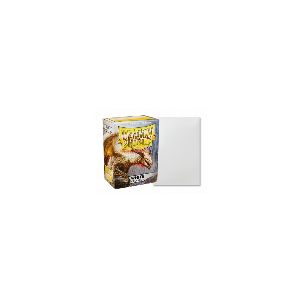 Dragon Shield - Standard 100 Sleeves : Couleur White