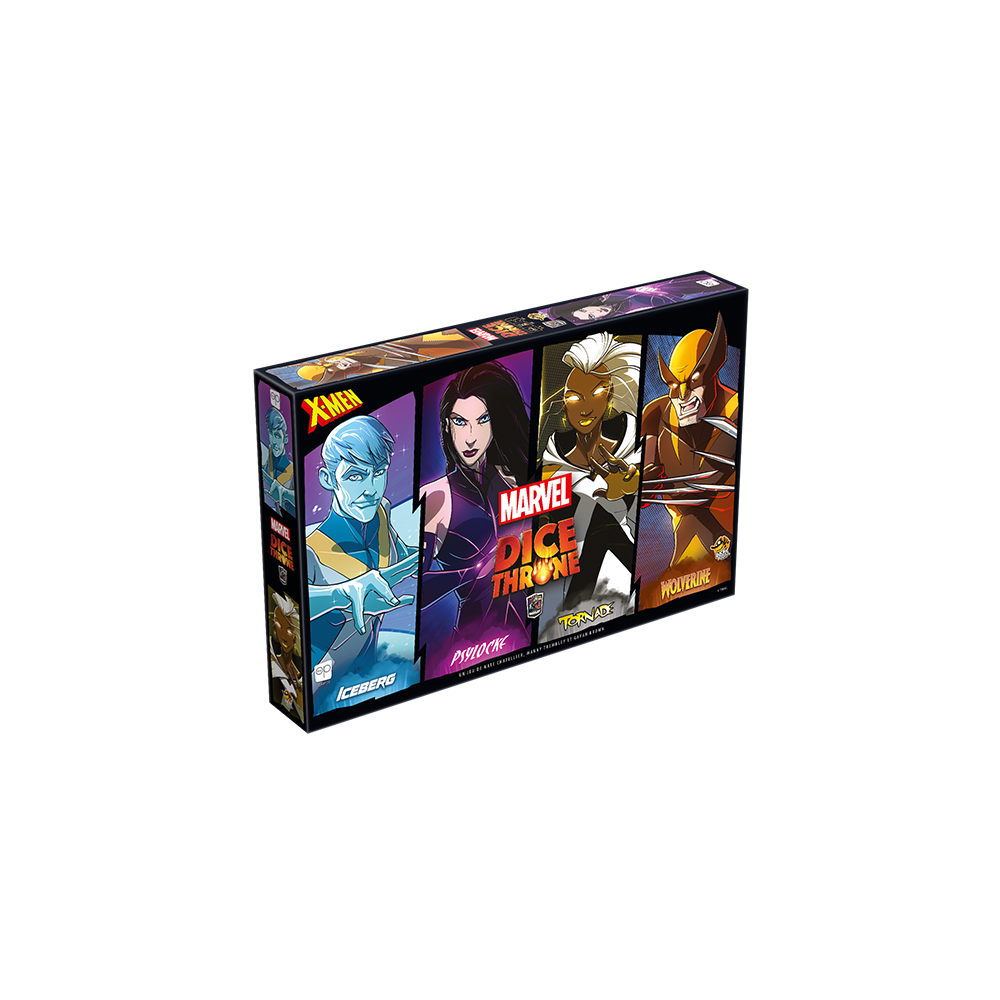 DICE THRONE MARVEL – Iceberg, Psylocke, Tornade, Wolverine