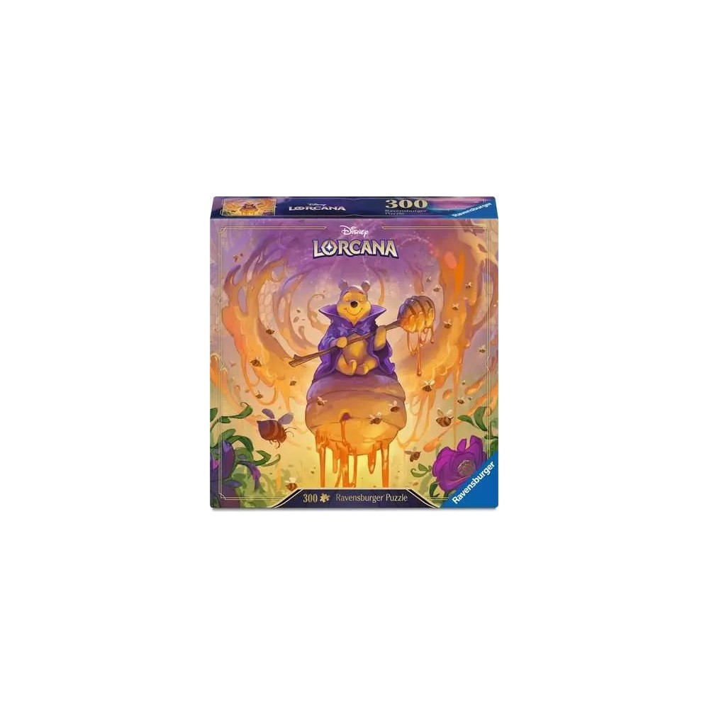 Puzzles Adultes 300 pièces - Disney Lorcana JCC - Winnie l'Ourson - Magicien mellifique