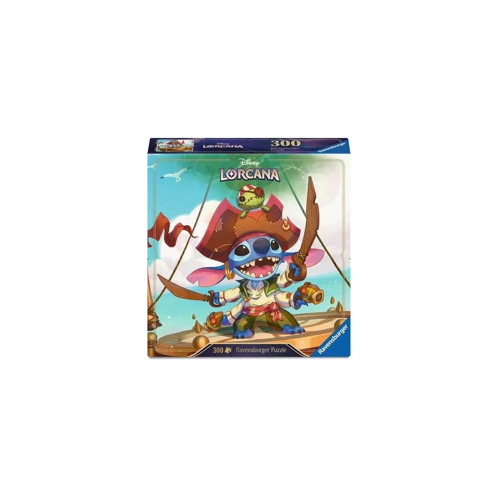 Puzzles Adultes 300 pièces - Disney Lorcana JCC - Stitch - Boucanier alien