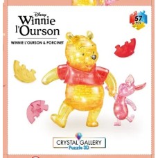 CRYSTAL GALLERY DISNEY WINNIE ET PORCINET
